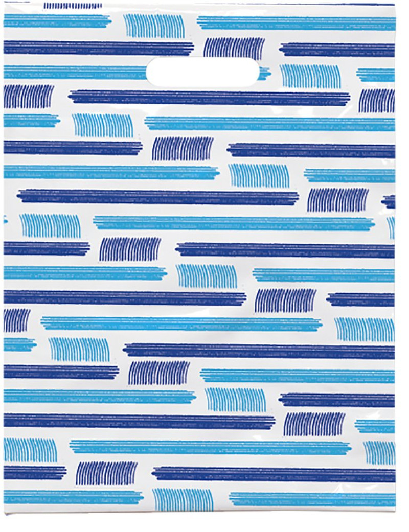 Dental Brush Strokes Print Patient Bags 8″ x 10″ Pack of 100 Dental Giveaway Bag