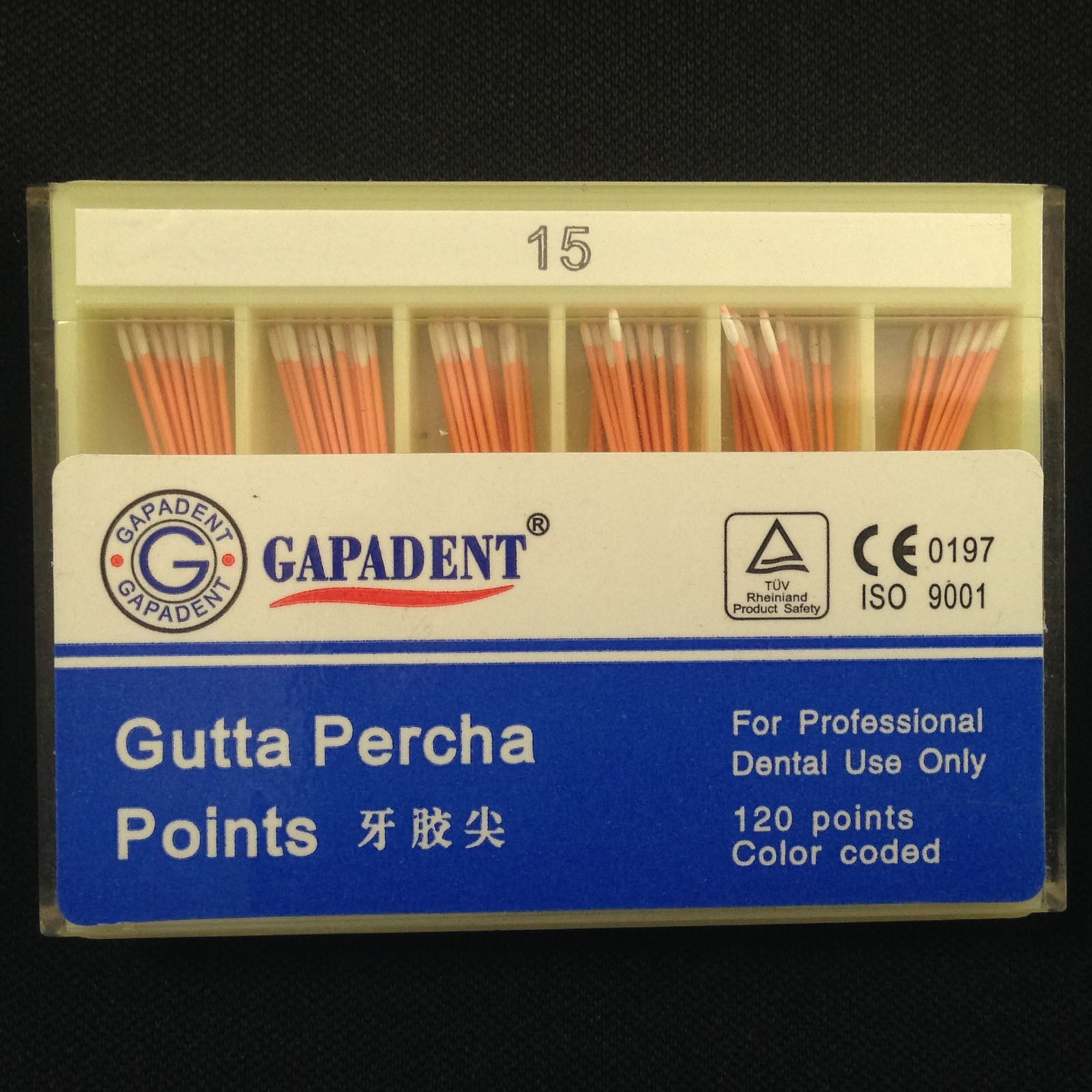 Dental Gutta Percha Point Endodontic 0.02/0.04/0.06 Taper Root Canal Obturation