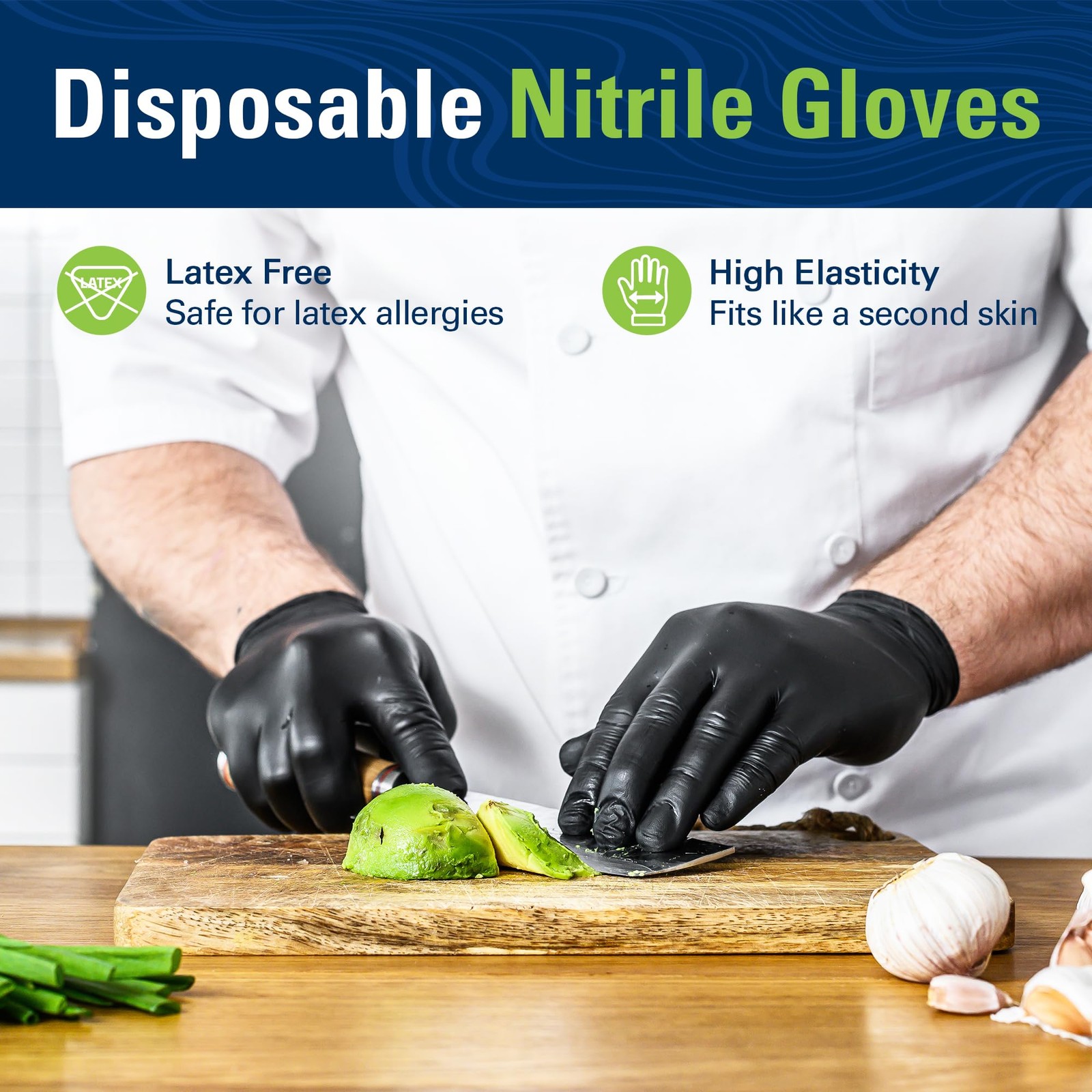SWIFTLITE Nitrile Gloves, Disposable Black Small, 05-black(small 300)