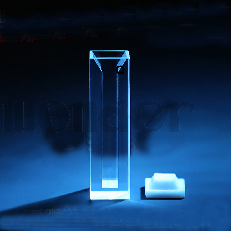 1750ul Path Length Micro JGS1 Quartz Cuvette Cell With Telfon Lid