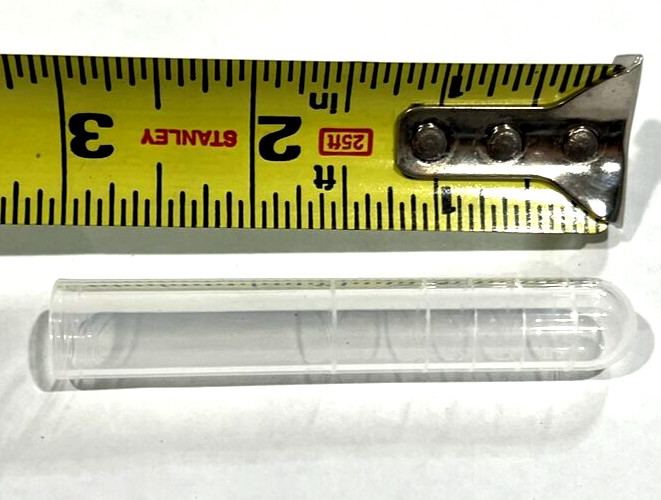 Plastic Test Tubes 5ml 75x13mm RB PP Grad 55.525.060 Centrifuge Tube Bag of ~500