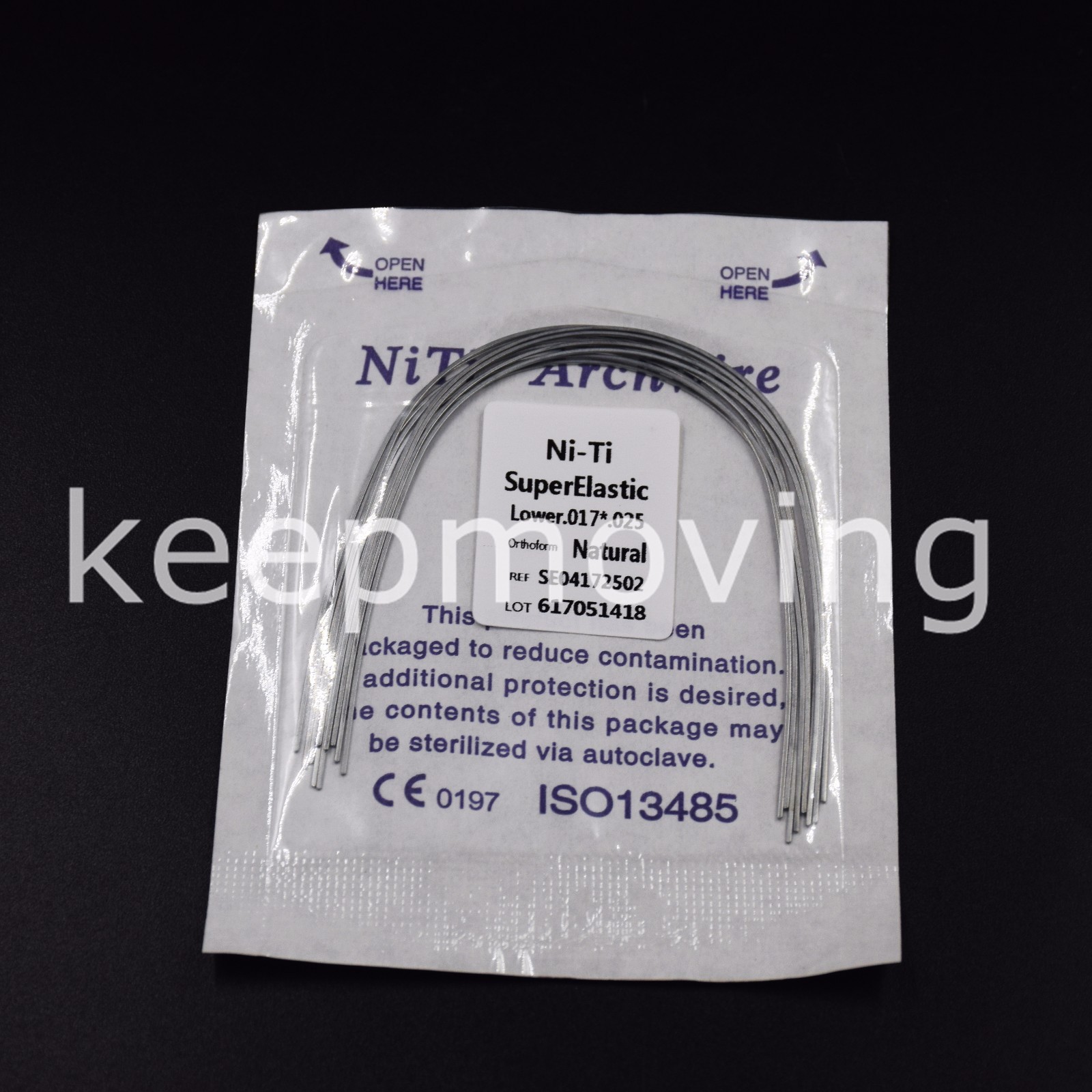 Super Elastic NITI Dental Rectangular Arch Wires Natural Upper/Lower All Size