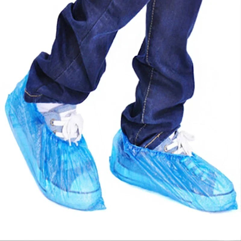 100/PCS Disposable Shoe Covers Non Slip Boot Covers Floor Protection