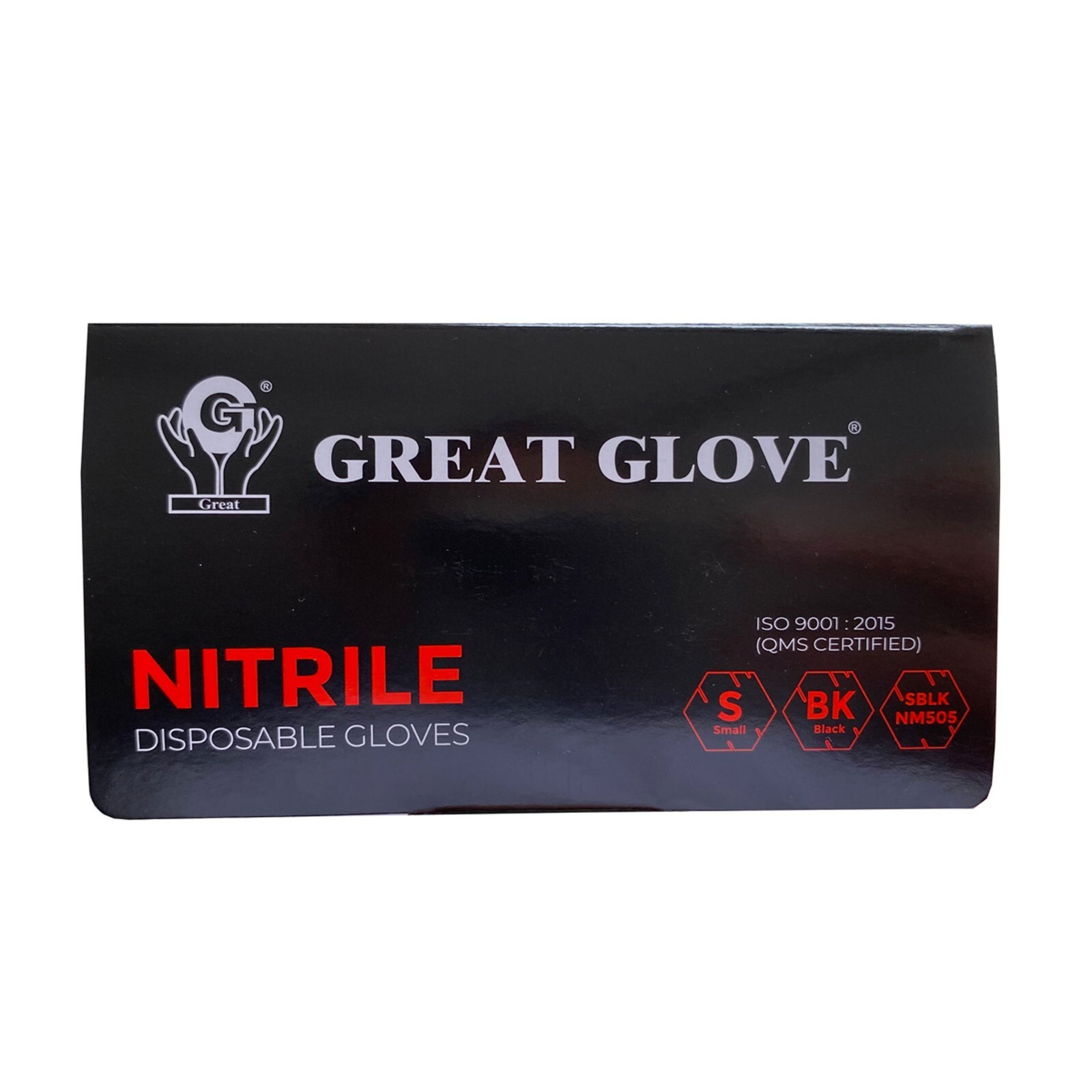 Great Glove Black Nitrile Gloves 3.5 Mil Latex & Powder Free 1000 S M L XL