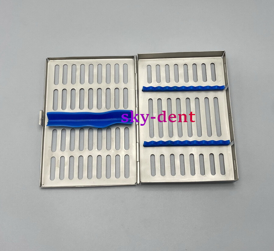 Plastic Dental Autoclave Sterilization Cassette Rack Box Tray For 5 Instruments