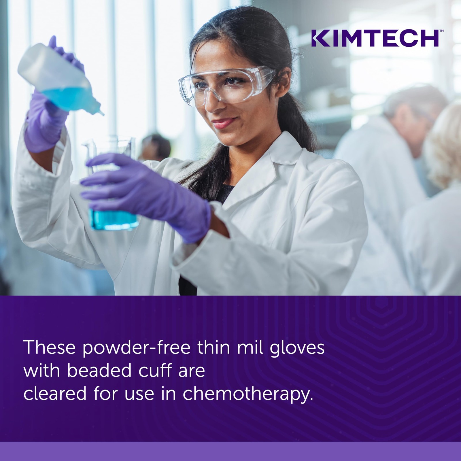 Kimtech™ Purple Nitrile-Xtra™ Disposable Exam Gloves, 5.9 Mil, for Healthcare…