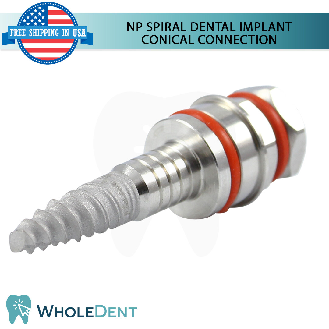X1 Narrow Platform Spiral Conical Connection Hex 2.25mm Dental Titanium Sterile