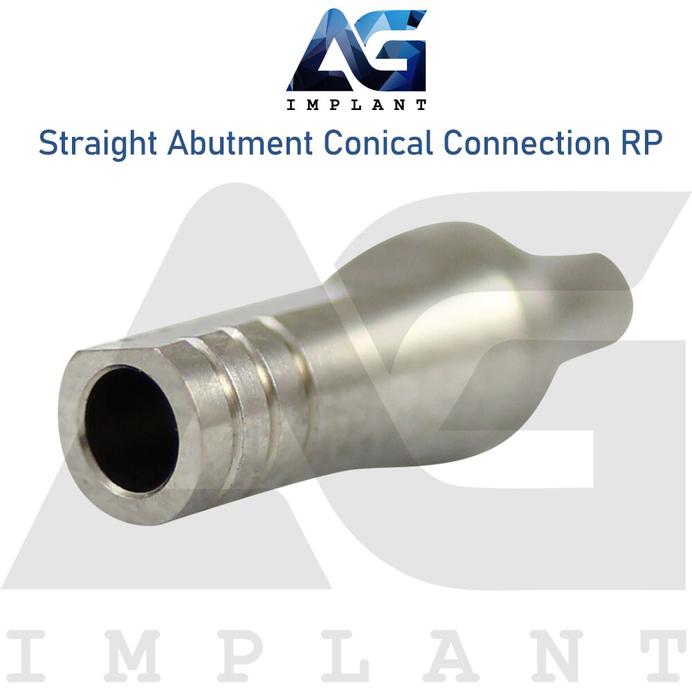 10 Standard Straight Abutment Prosthetic Conical Connection RP Titanium 2.65mm