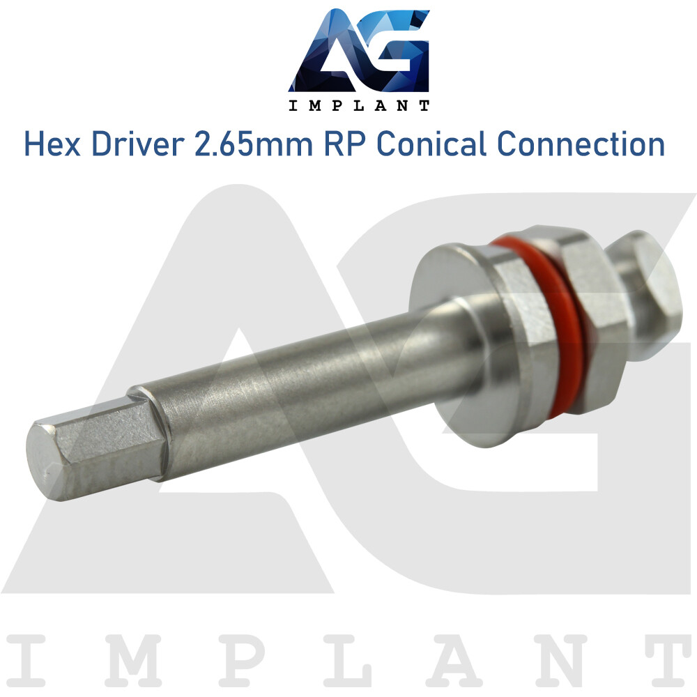 Hex Driver RP Conical Connection Screwdriver Surg cal Tool Dental
