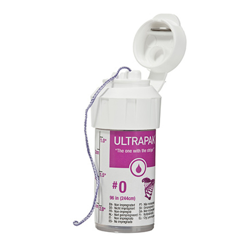Ultradent 131 Ultrapak Retraction Cord Plain Knitted #0 Thin Purple 96″