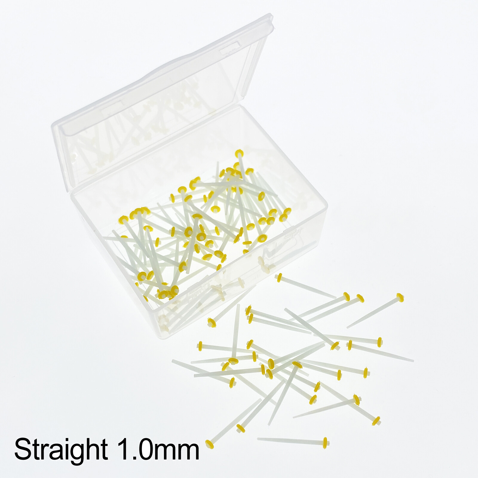 Dental Endo Quartz Fiber Post Straight Screw Thread Posts 1.0 1.2 1.4 1.6 1.8mm