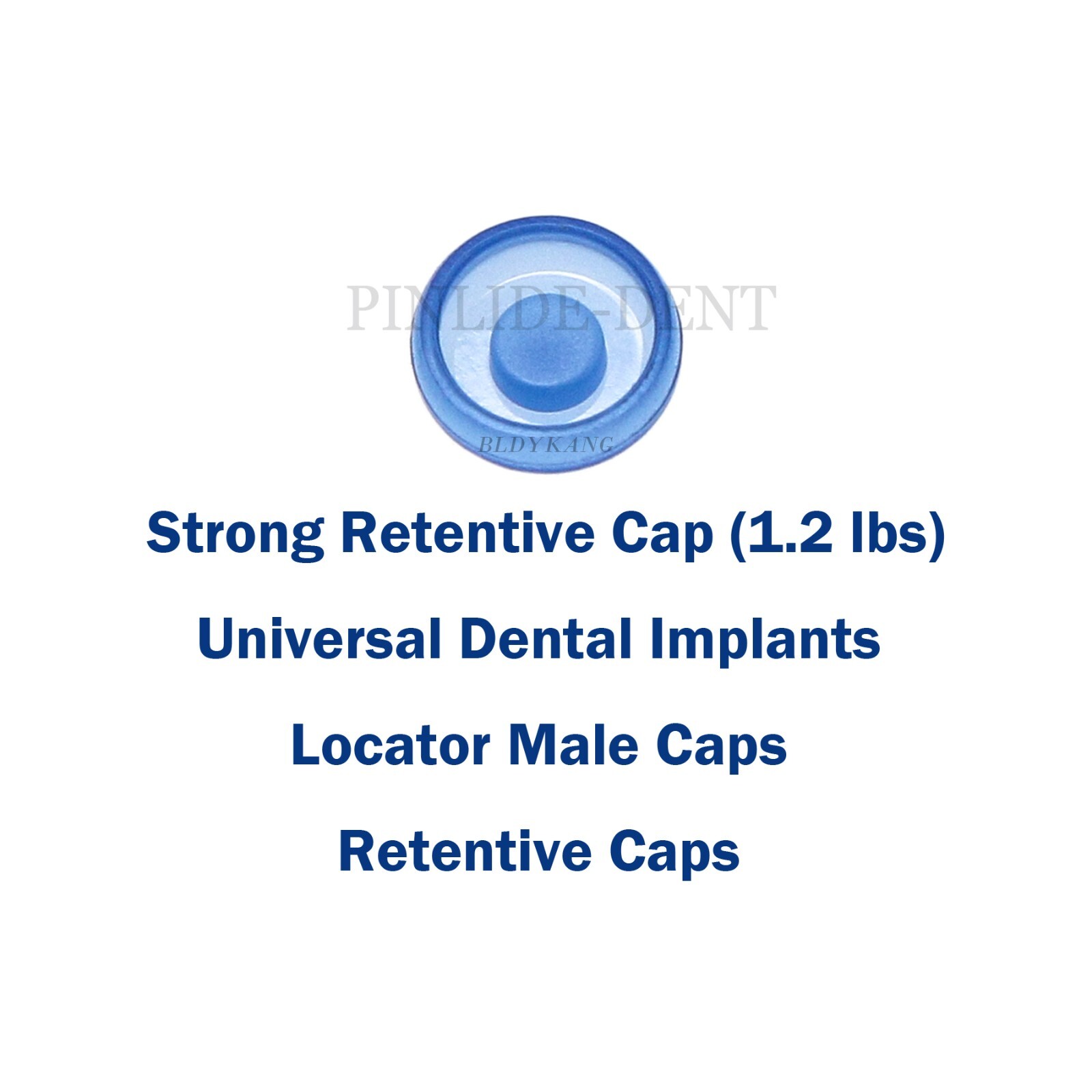 US Universal 5Pcs Dental Overdenture Implant Retention Caps Metal Housing Kits