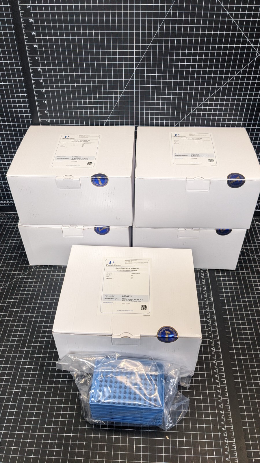 PerkinElmer Revvity 6008870 Hard Shell PCR Plates 96-well skirted microplates