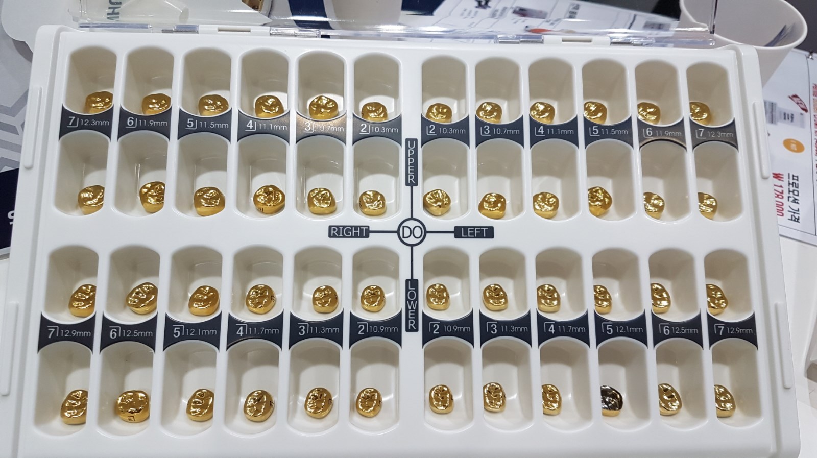 GOLD DENTAL PERMANENT CROWN MOLAR KIT ( 48PCS) compatible 3M ESPE (24sizes)