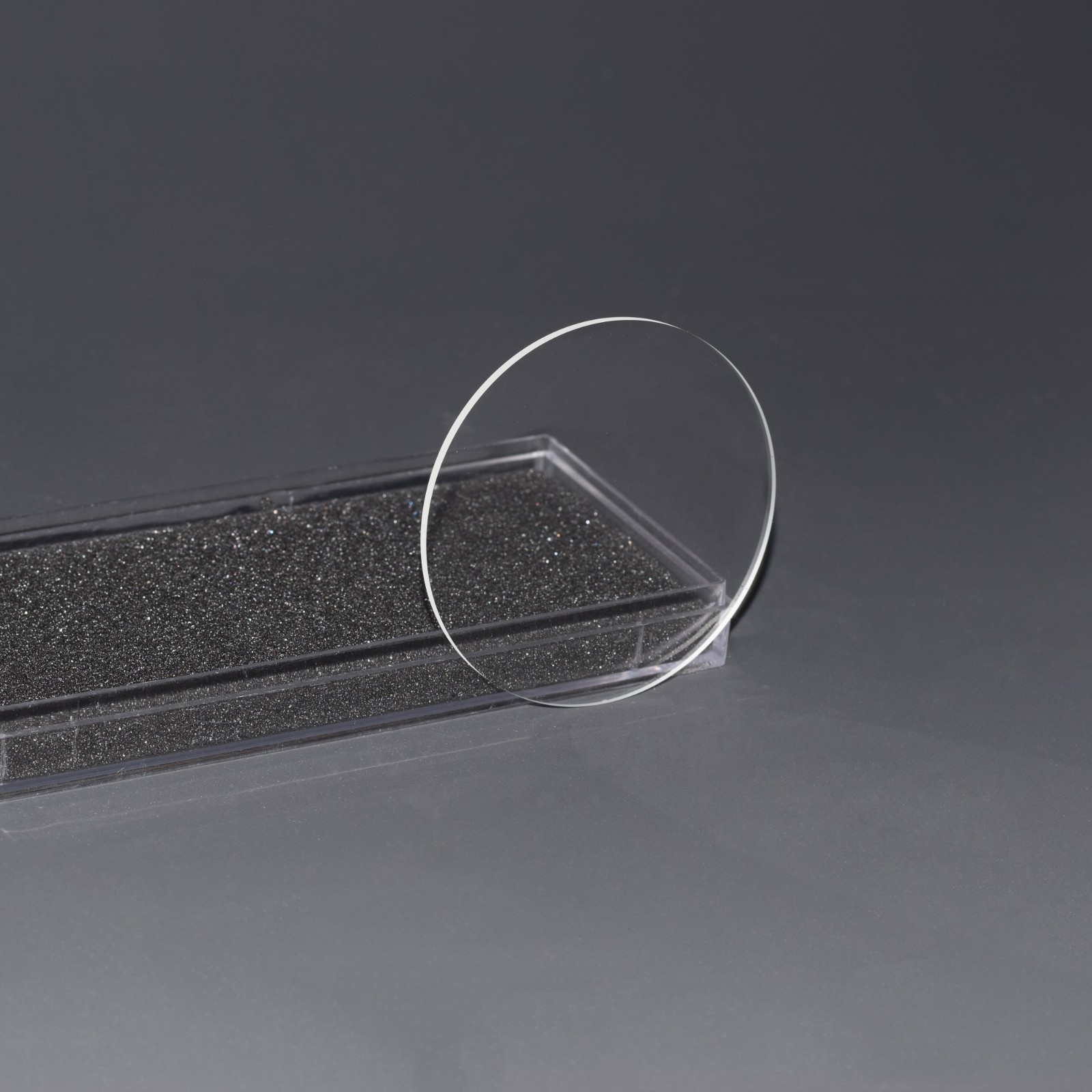 D100x0.1/0.2/0.5mm Quartz Glass Wafer Ultrathin JGS2 Fused Silica Single Crystal