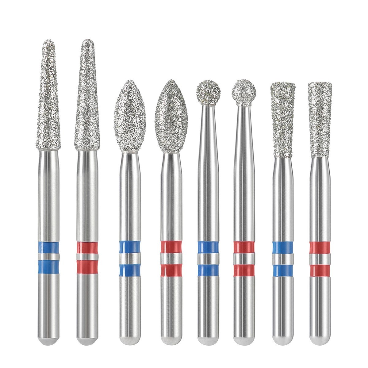 Dental FG RA Zirconia Diamond Bur Finishing Polishing Cutting Kit Endo Access
