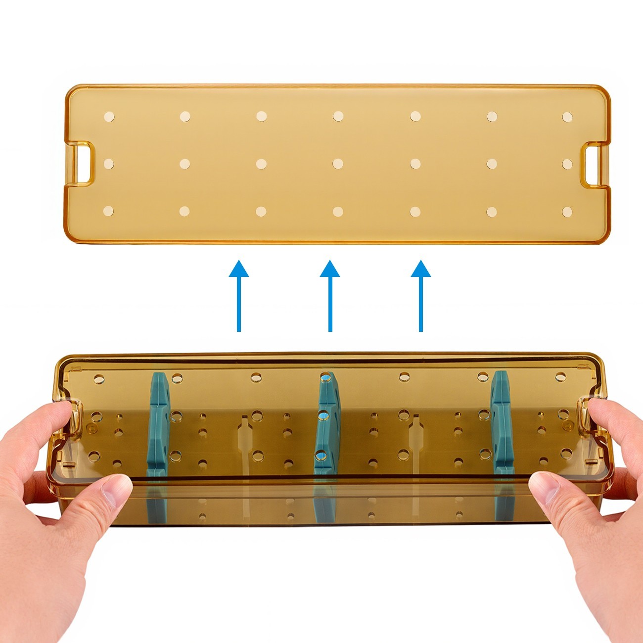 Silicone Endoscope Sterilization Box Small Size High Temperature Resistant US