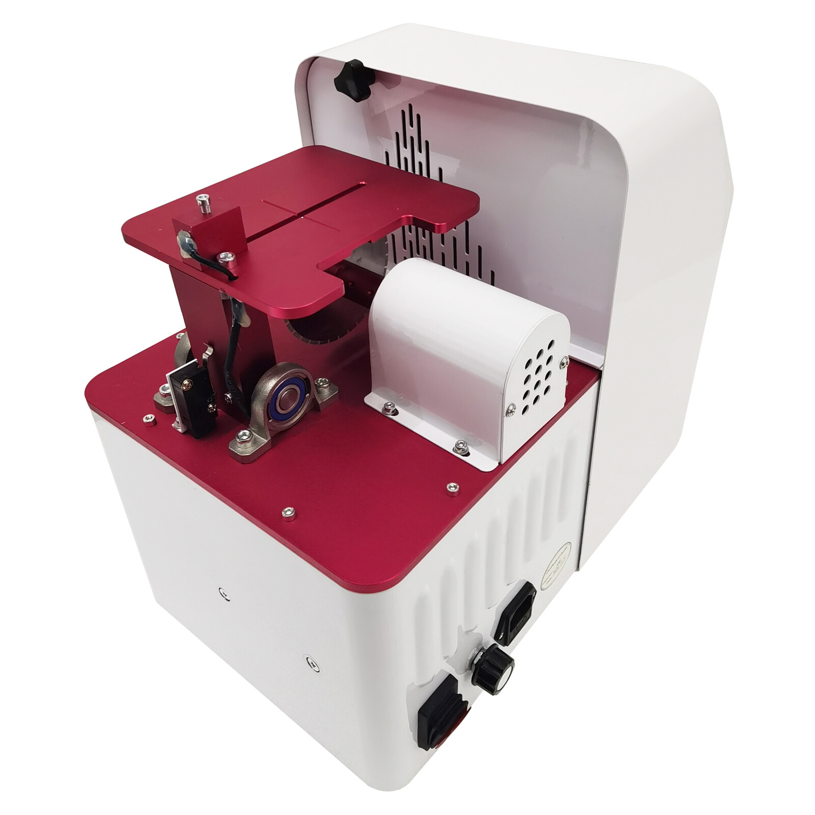 Lab Electric Gypsum Cutting Machine with Dust Removal Function Down-cutting 110V
