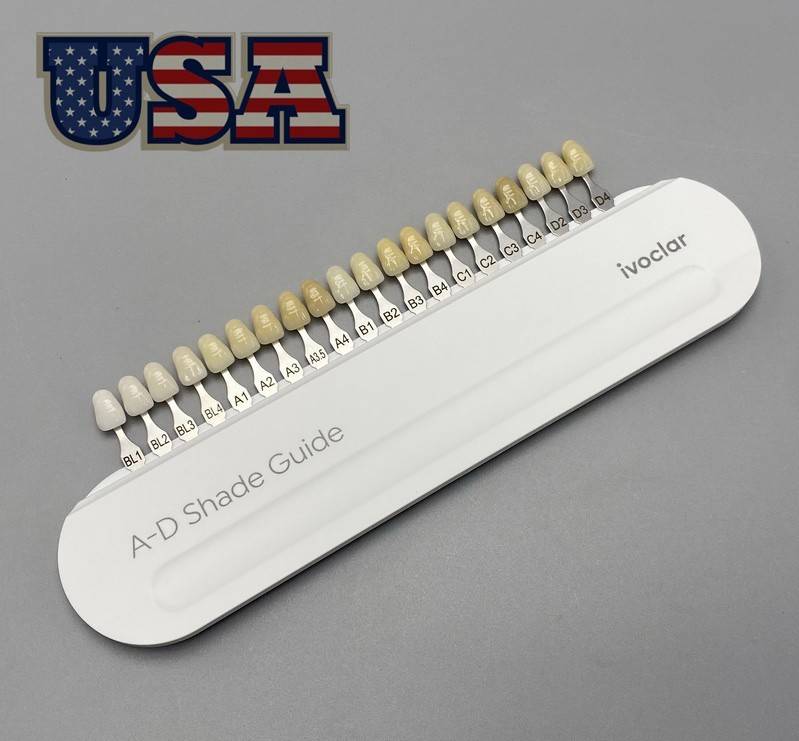 Ivoclar Vivadent Dental Shade Guide A-D 20 IPS Natural Die ND1-9 Bleach Teeth