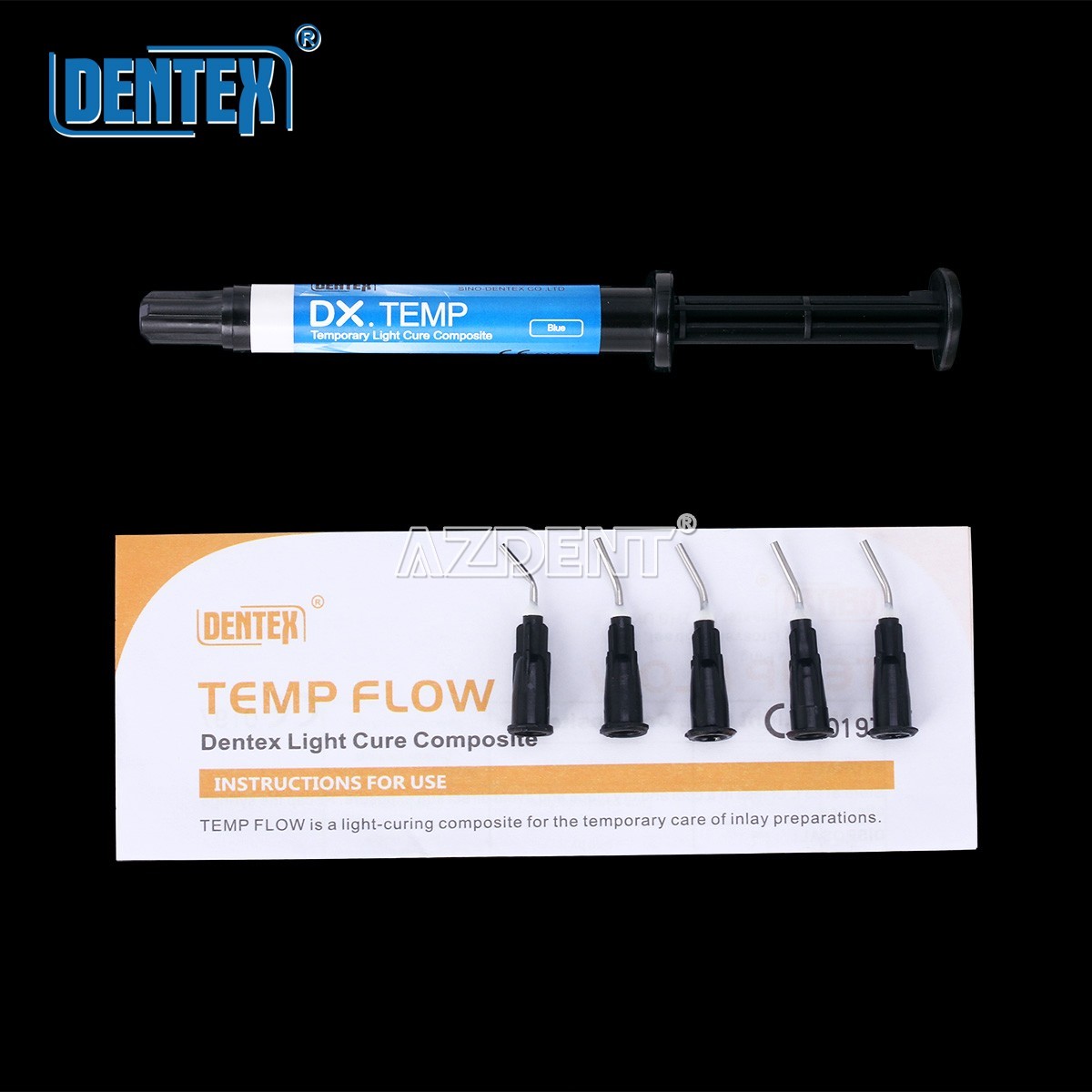 Dental Temp Flow Light Curing Temporary Filling Composite Material 2.5g