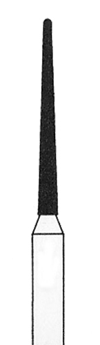 SUPÉR Multi-Use Diamond Burs ROUND END TAPER 850/010M Medium Grit (30 Burs)