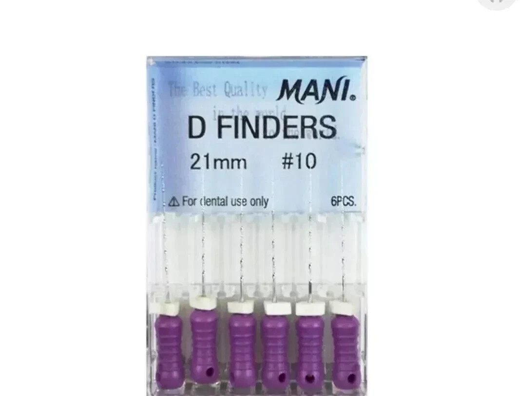 Dental 2 Pack Mani D Finders Endodontic files For Calcified Canals