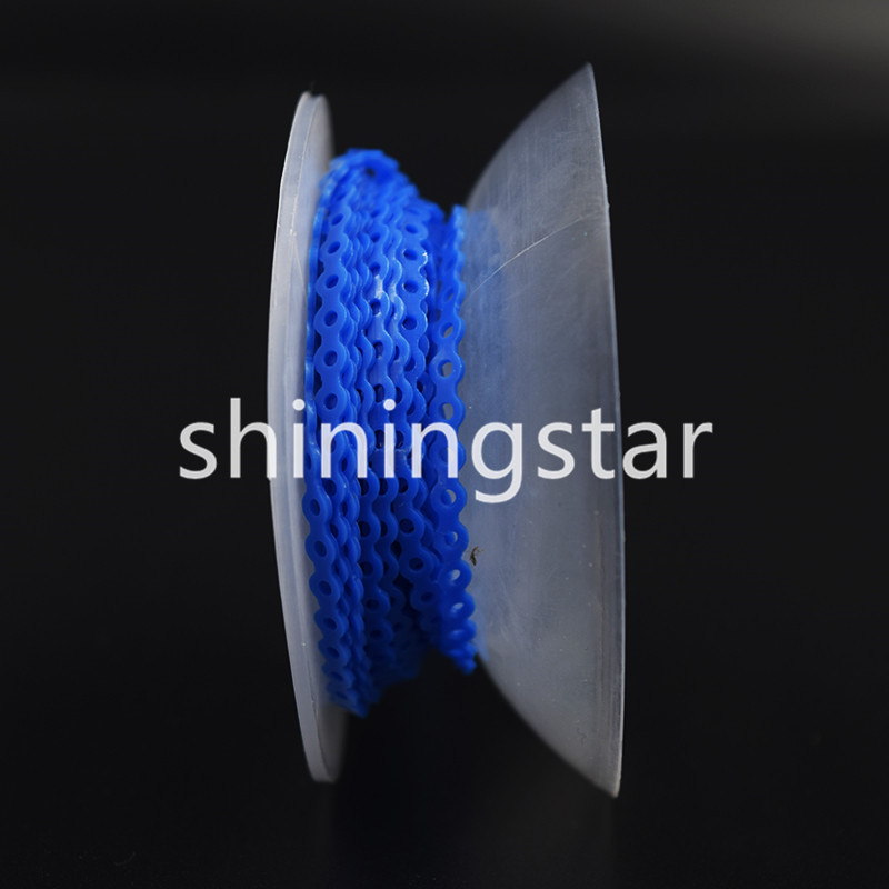 44 Colors Dental Orthodontic Elastic Braces Ligature Ties+Power Chain Short