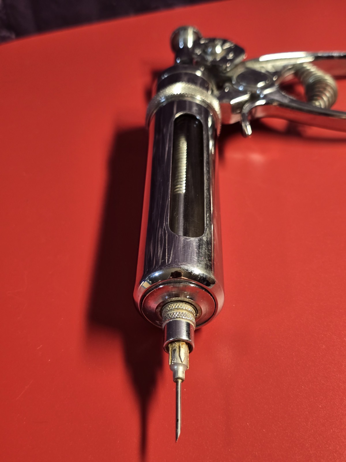 Henke Roux Automatic Veterinary Syringe Livestock Vaccinator Injector Vtg