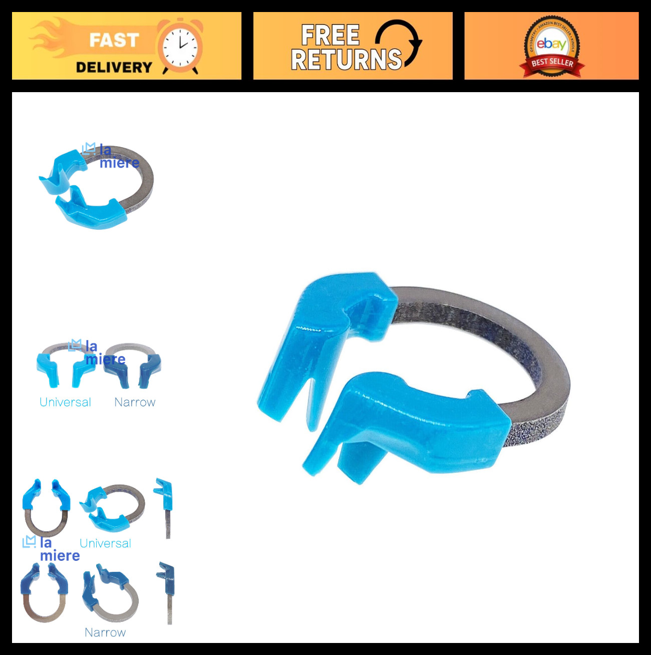 Universal Dental Matrix Ring Clamp – Autoclavable Nickel Titanium, Sectional Con