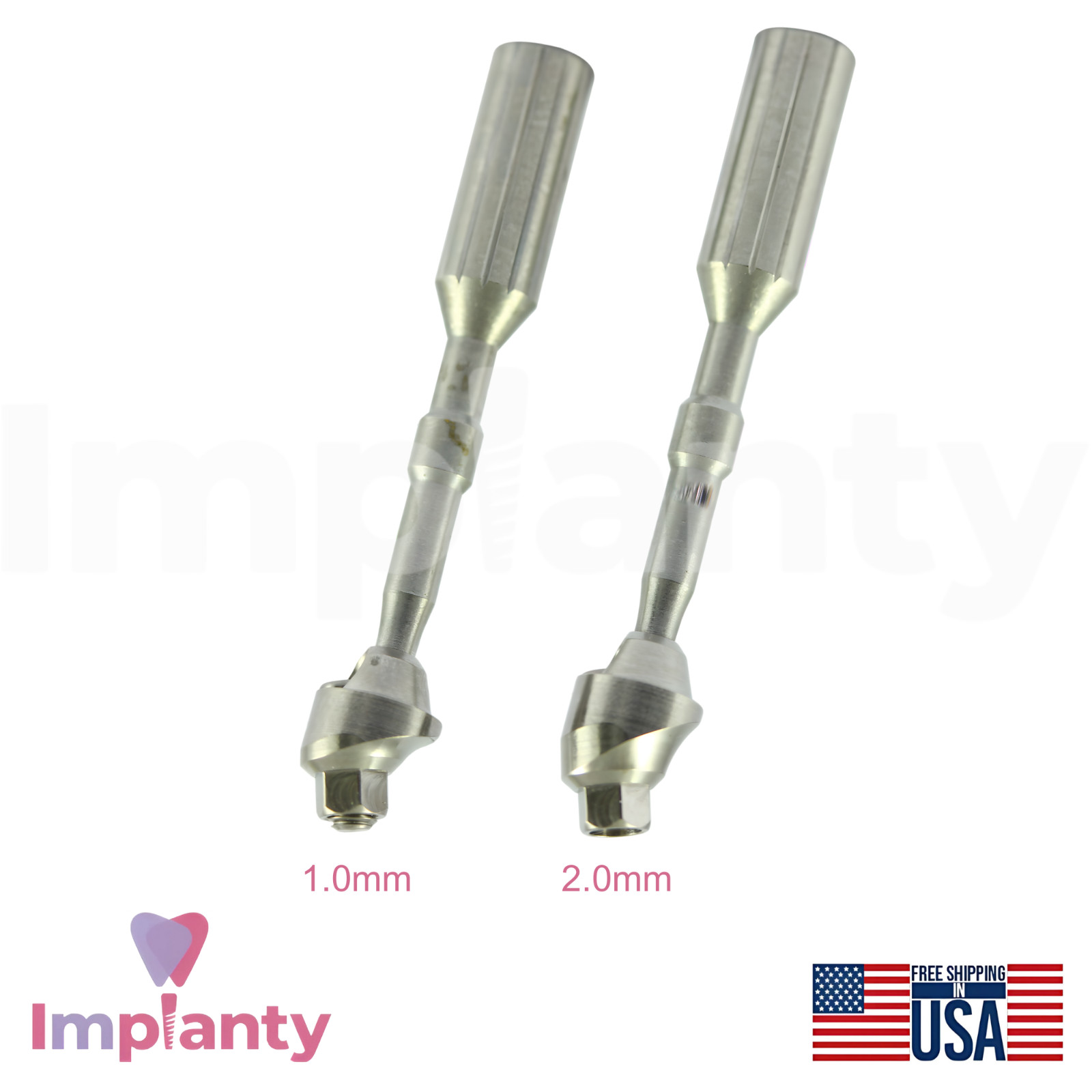 5x MIS Compatible Ø4.8mm Angulated Multi Unit Prosthetic SP 17° Int Hex 2.45mm