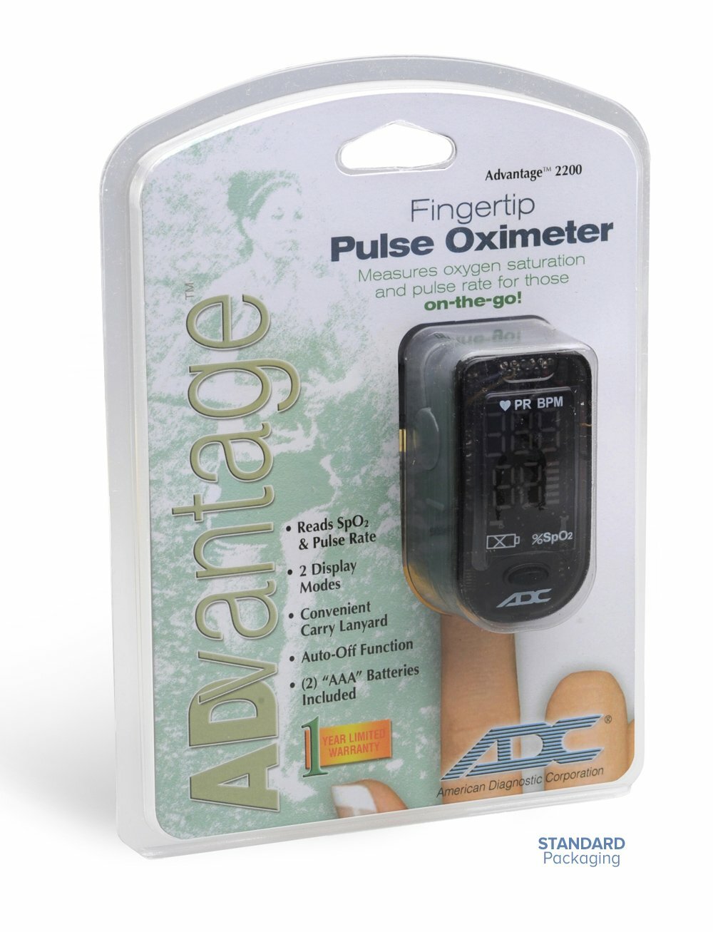 ADC Advantage™ 2200 Fingertip Pulse Oximeter-Best Accuracy & Price- Medicos Club