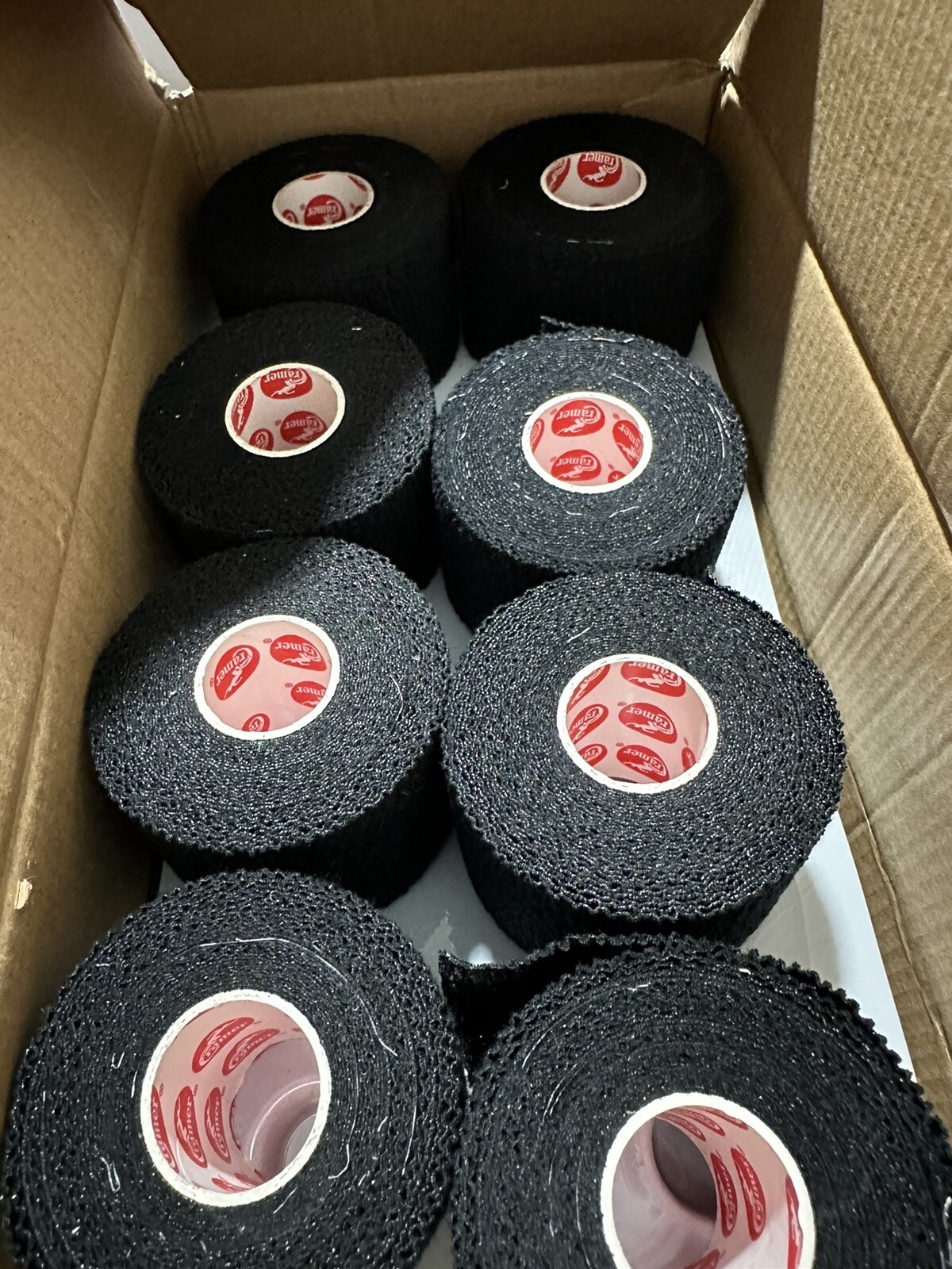 CRAMER 283400 BLACK TEAR STRETCH TAPE 2″ X 7.5 YDS 24 ROLLS/CS H2