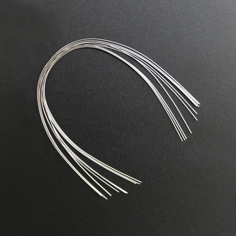 Orthodontic Thermal Activated Arch Wire NiTi Rectangular Ovoid Form 10pcs/Pack