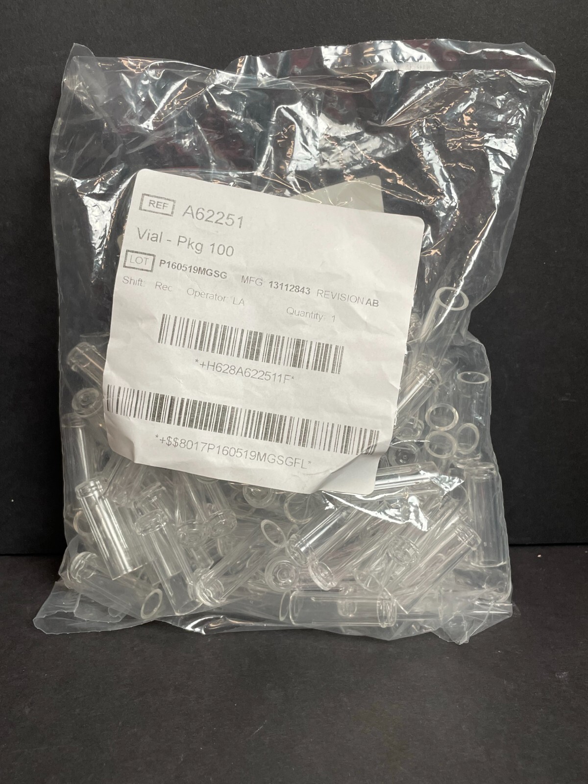 Sciex1 Vial Clear 1 ml Polymethylpentene Total of 200 Vials