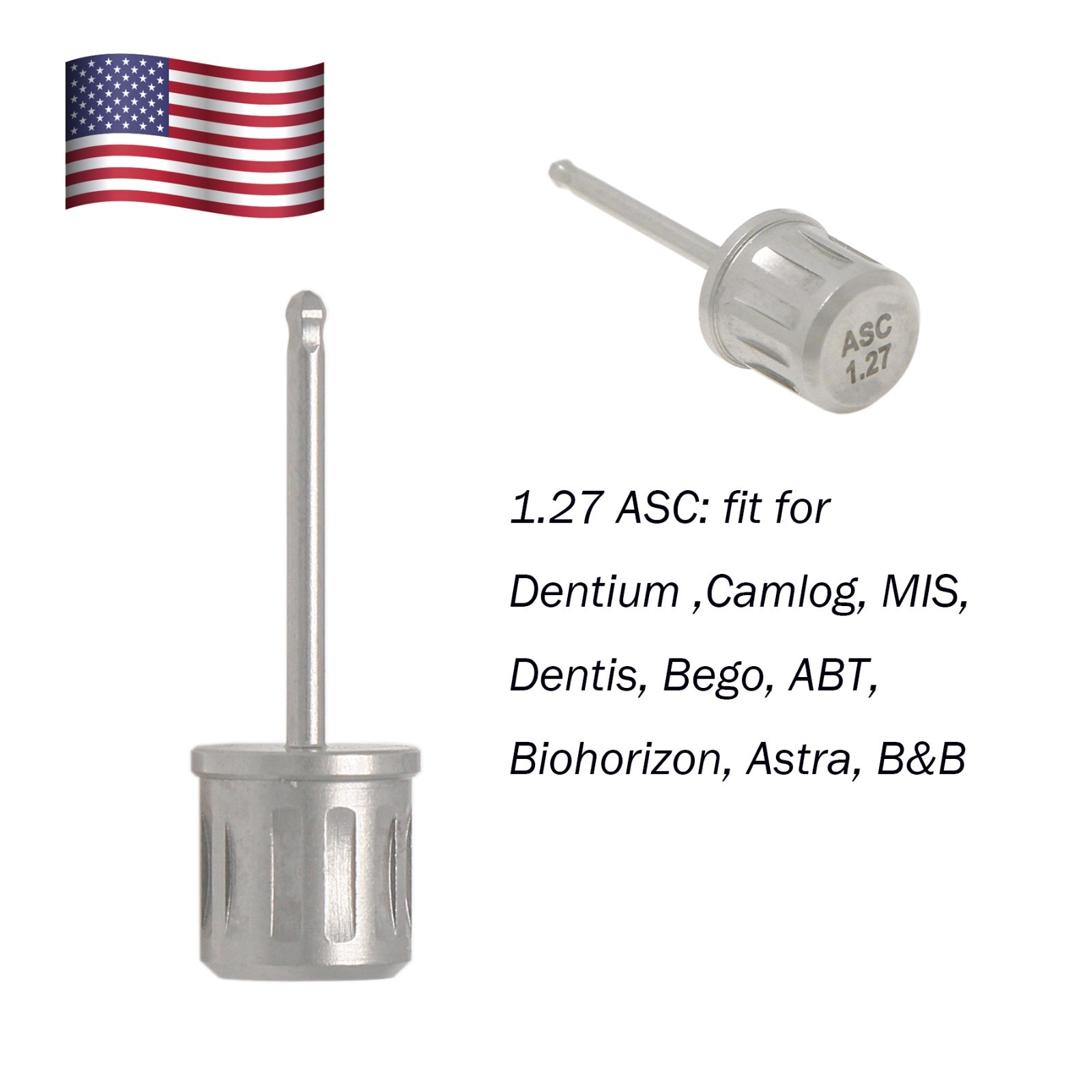 Implant Screwdriver Angulated Screw Channel Driver For Hiossen Nobel MIS Astra