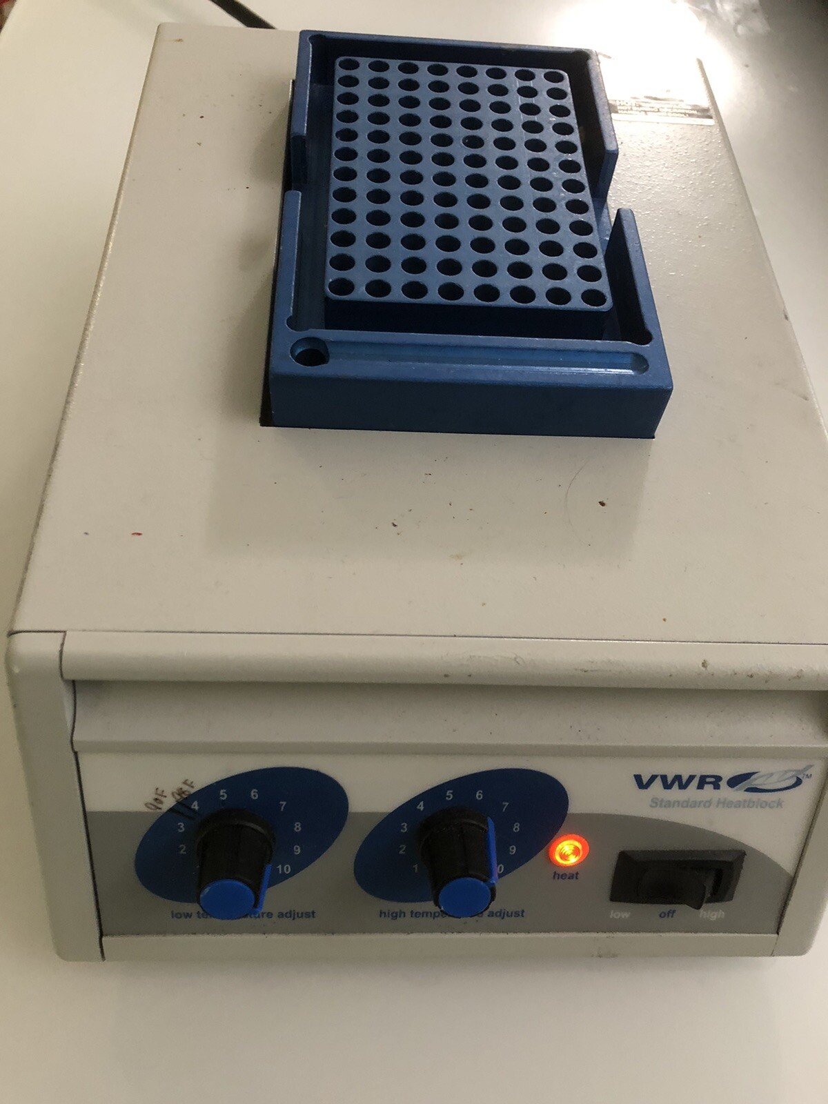 96 well Heat block plate dry bath incubator 13259-032 VWR 30-day Warranty