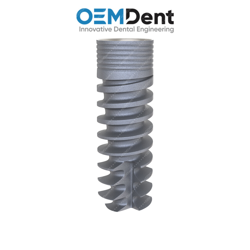 Dental Fixture Spiral – Cortex® Standard Platform Compatible Hexagon 2.42mm