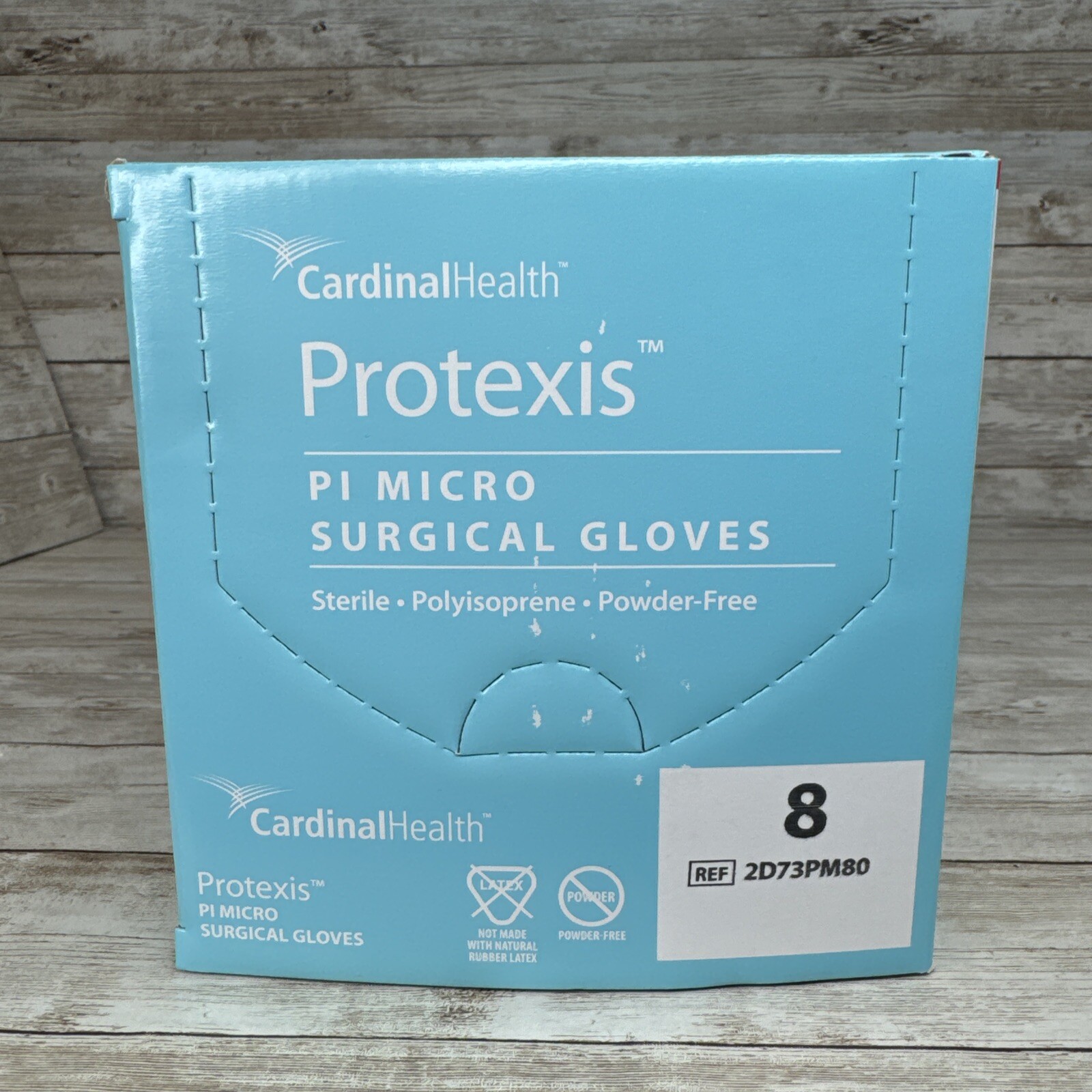 Protexis PI Micro Surgical Gloves Sterile Cardinal *1 BOX* Size: 8 *See Date*
