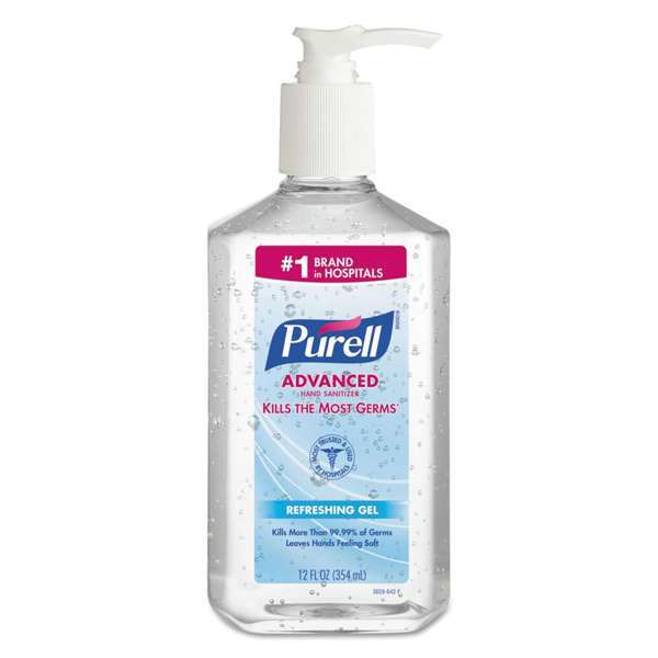 Purell Advanced Instant Hand Sanitizer 12 – 12oz. Bottles