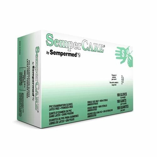 SEMPERMED SEMPERCARE SCVNP OFF-WHITE SMALL POWDER FREE DISPOSABLE GLOVES – MEDIC