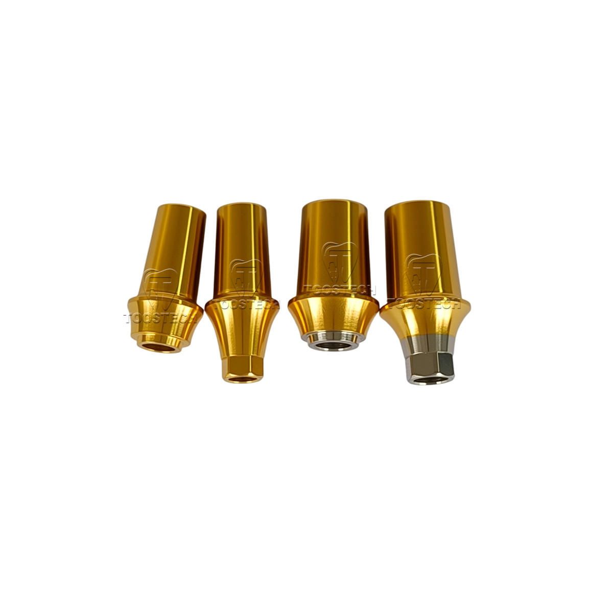 20pcs Titanium straight abutment Ti cemented abutment fits Nobel Biocare RP NP