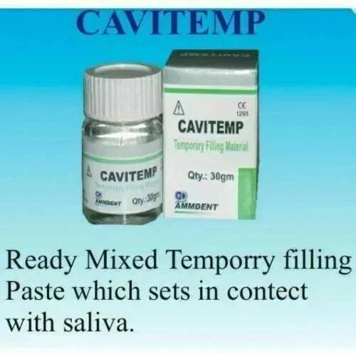 Ammdent Cavitemp Dental Temporary Filling Material Cement 30 gram Free Shipping