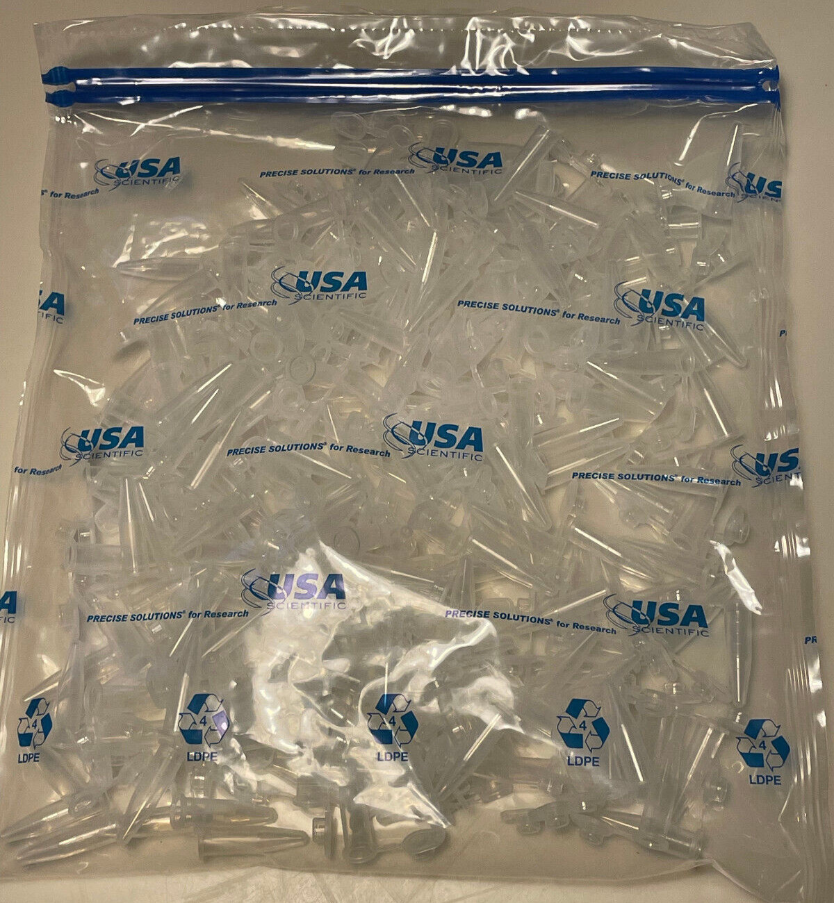 CENTRIFUGE TUBES – USA Scientific 1605-0000 Seal-Rite 0.5mL Natural – 1000/PK
