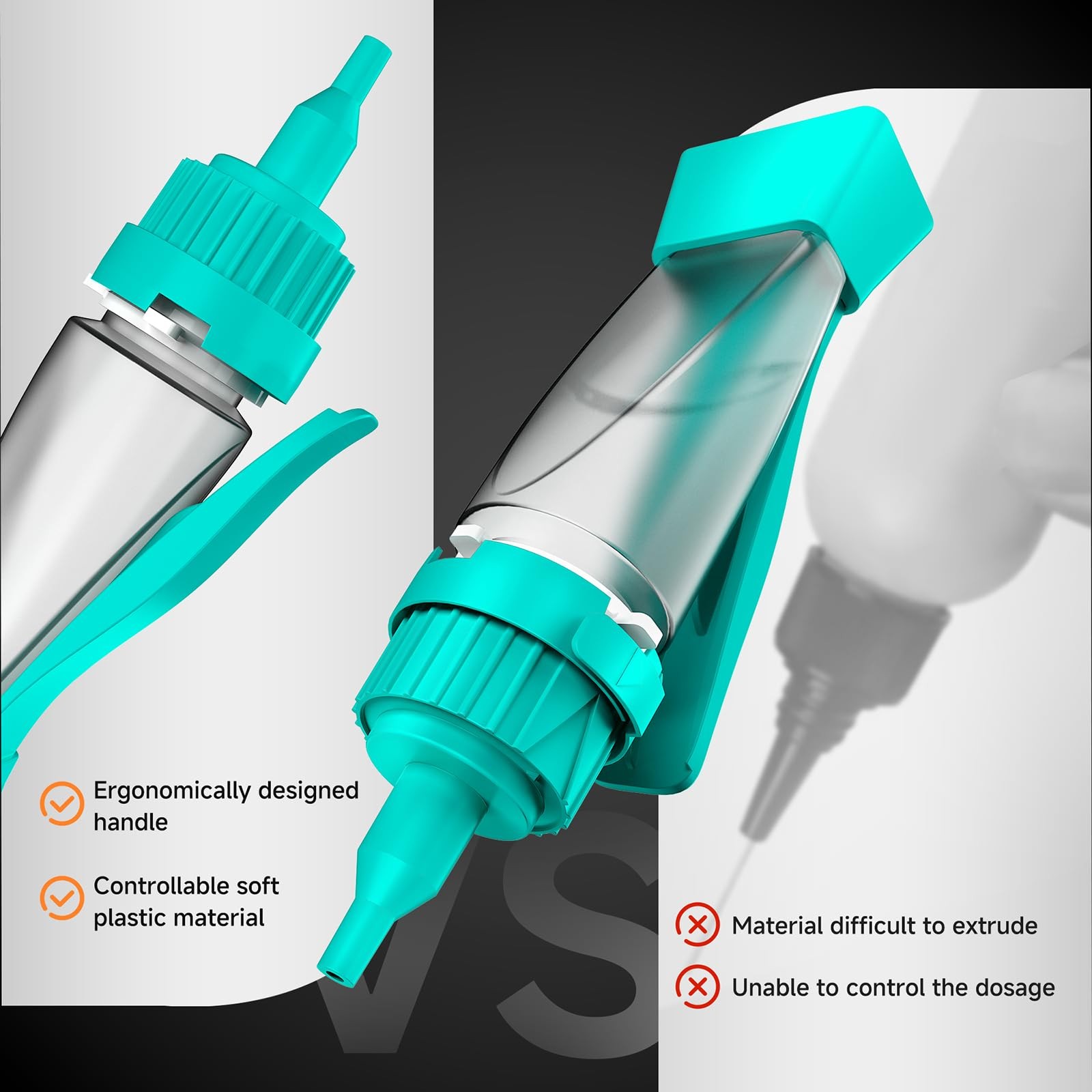Plastic Squeeze Bottle, Esd Fluid Dispenser, Alcohol Bottle, Single-sided