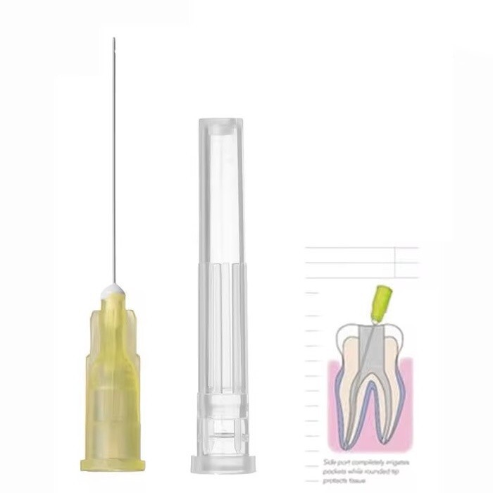 Dental Disposable Endo Irrigation Needle 25G/27G/30G 2-Side Hole Syringe Tips