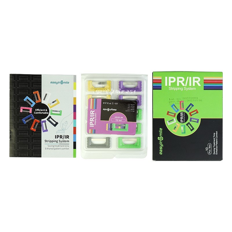 Orthodontic Interproximal Reduction Strips Dental IPR System Kit Hand 10Pcs/Set