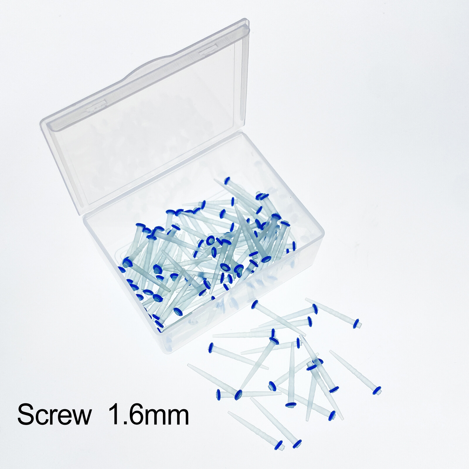 Dental Endo Quartz Fiber Post Straight Screw Thread Posts 1.0 1.2 1.4 1.6 1.8mm