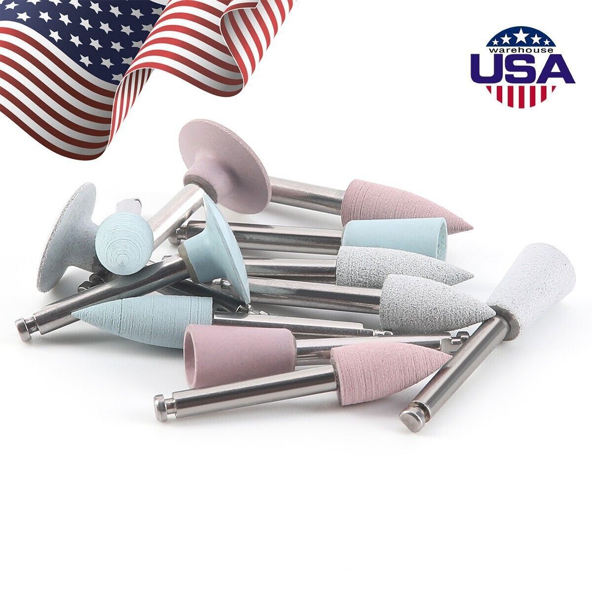 5 Kits Dental Silicone Polisher Polishing Kit RA for Composite Teeth Porcelain