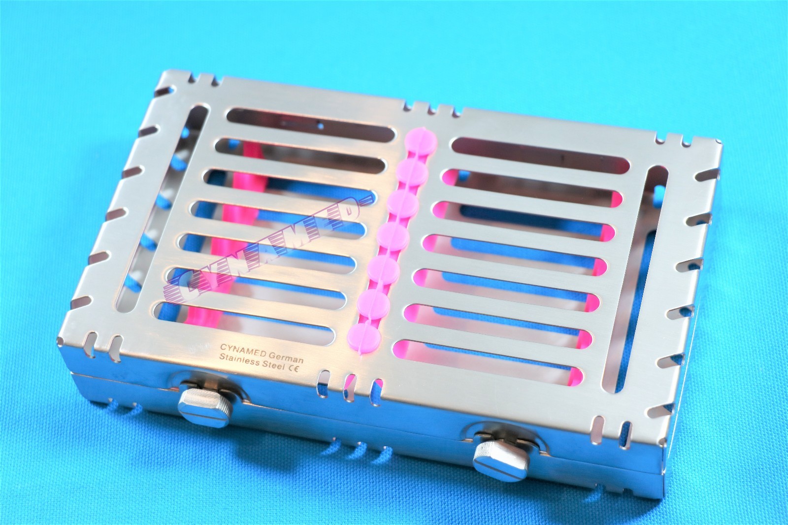 3 PREMIUM DETACHABLE STERILIZING CASSETTES FOR 7 INSTRUMENTS MEDICAL DENTAL VET