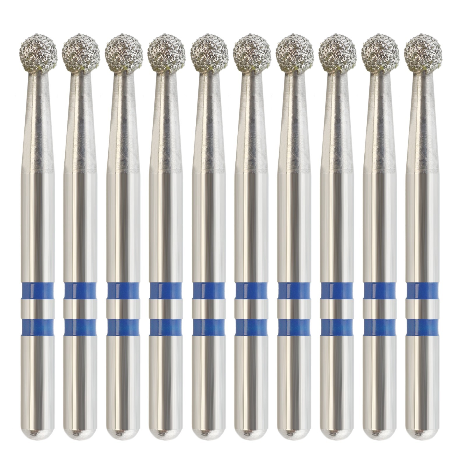 Zirconia Adjustment Diamond Burs FG Z801/018M Round Ball Medium Grit High Speed